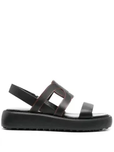 TOD'S - Leather Platform Sandals #1264497