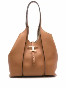 TOD'S - T Timeless Small Leather Tote Bag #1248272
