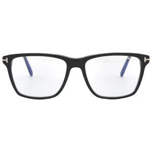 Tom Ford Blue Light Block Square Mens Eyeglasses FT5817-B 001 56