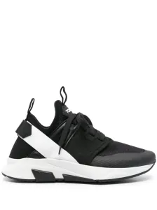 TOM FORD - Jago Neoprene And Leather Sneakers #1275633