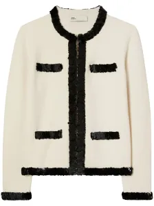 TORY BURCH - Kendra Sequined Wool Jacket #1222009