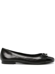 TORY BURCH - Bow Leather Ballet Flats