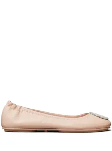 TORY BURCH - Minnie Leather Ballet Flats