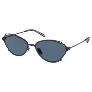 Tory Burch Dark Blue Oval Ladies Sunglasses TY6103 335080 55