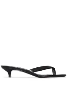 TOTEME - Leather Thong Heel Sandals #1213038