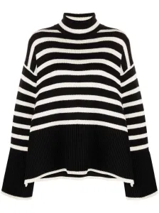 TOTEME - Striped Wool Turtleneck Sweater #1145732