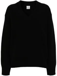 TOTEME - Wool And Cashmere Blend V-necked Jumper #1257418