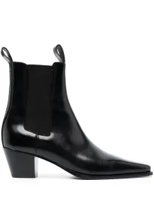 TOTEME - The City Boot Leather Ankle Boots
