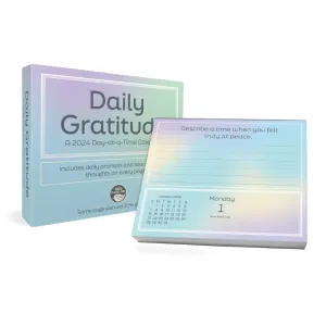 Daily Gratitude 2024 Desk Calendar