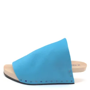 Trippen, Gush f Womens Heeled Wood Slippers, light blue Größe 40
