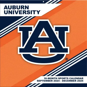 Auburn Tigers 2025 Wall Calendar