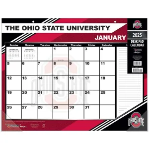 COL Ohio State Buckeyes 2025 Desk Pad