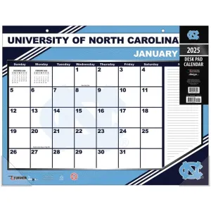 COL University of North Carolina Tar Heels 2025 Desk Pad