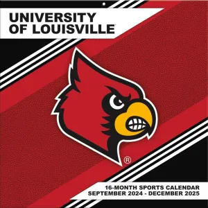 Louisville Cardinals 2025 Wall Calendar