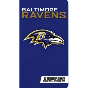 NFL Baltimore Ravens 17 Month 2025 Pocket Planner
