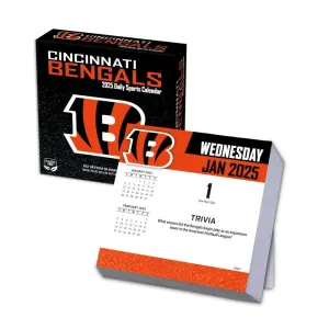 NFL Cincinnati Bengals 2025 Desk Calendar