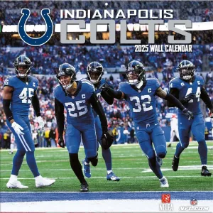 NFL Indianapolis Colts 2025 Wall Calendar