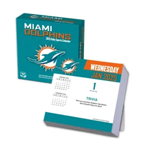 NFL Miami Dolphins 2025 Desk Calendar