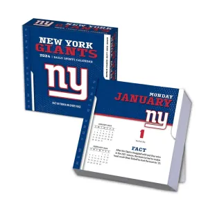 NFL New York Giants 2024 Desk Calendar
