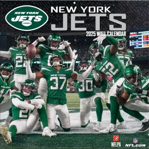 NFL New York Jets 2025 Wall Calendar