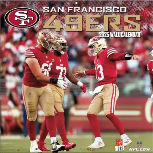 NFL San Francisco 49ers 2025 Wall Calendar