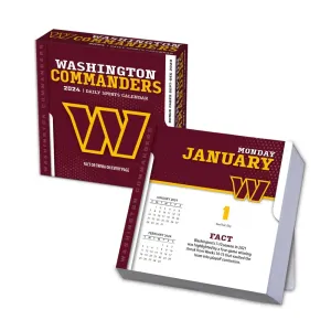 NFL Washington Football Team 2024 Desk Calendar