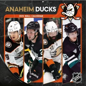 NHL Anaheim Ducks 2025 Wall Calendar