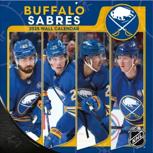 NHL Buffalo Sabres 2025 Wall Calendar