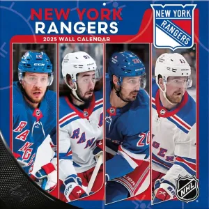 NHL New York Rangers 2025 Wall Calendar