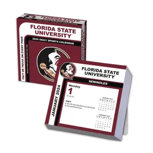 Florida State Seminoles 2024 Desk Calendar