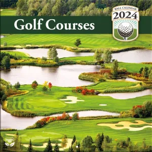 Golf Courses 2024 Mini Wall Calendar