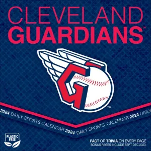 MLB Cleveland Guardians 2024 Desk Calendar