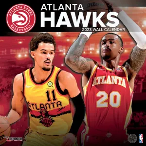 NBA Atlanta Hawks 2023 Wall Calendar