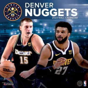 NBA Denver Nuggets 2023 Wall Calendar