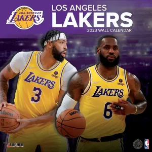 NBA Los Angeles Lakers 2023 Wall Calendar