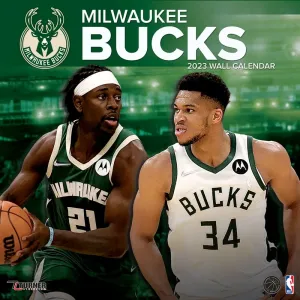 NBA Milwaukee Bucks 2023 Wall Calendar