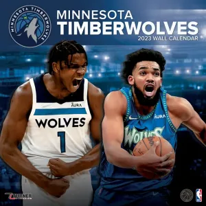 NBA Minnesota Timberwolves 2023 Wall Calendar