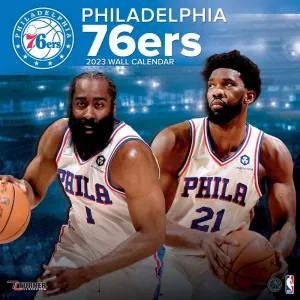 NBA Philadelphia 76ers 2023 Wall Calendar