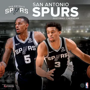NBA San Antonio Spurs 2023 Wall Calendar