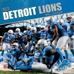NFL Detroit Lions 2023 Wall Calendar