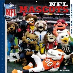 NFL Mascots 2024 Wall Calendar