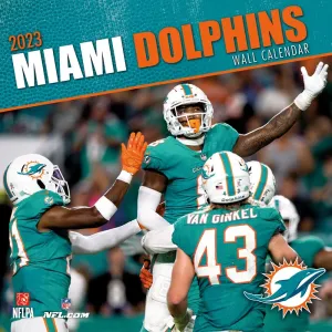 NFL Miami Dolphins 2023 Wall Calendar