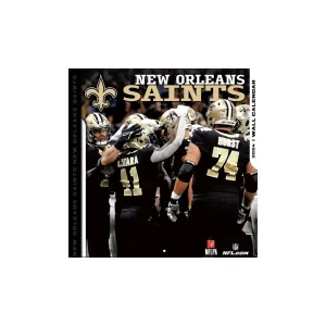 NFL New Orleans Saints 2024 Mini Wall Calendar