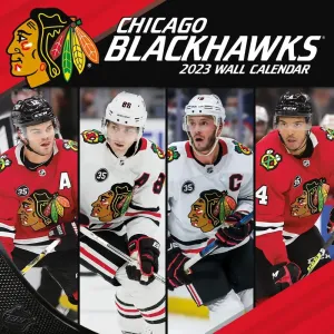 NHL Chicago Blackhawks 2023 Wall Calendar