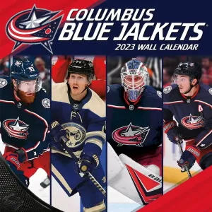 NHL Columbus Blue Jackets 2023 Wall Calendar