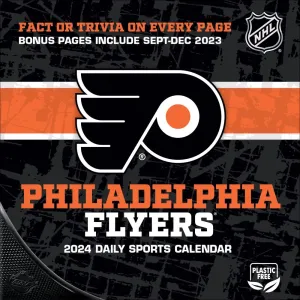 NHL Philadelphia Flyers 2024 Desk Calendar