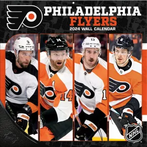 NHL Philadelphia Flyers 2024 Wall Calendar