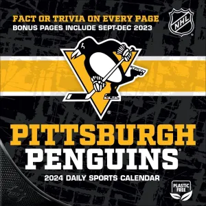 NHL Pittsburgh Penguins 2024 Desk Calendar
