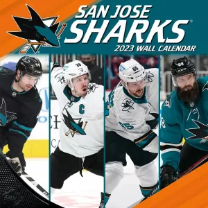 NHL San Jose Sharks 2023 Wall Calendar