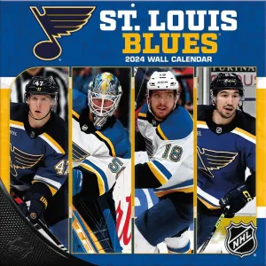 NHL St Louis Blues 2024 Wall Calendar